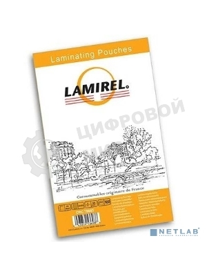Пленка для ламинирования Fellowes 125мкм (100шт) глянцевая54x86мм Lamirel (LA-78665)