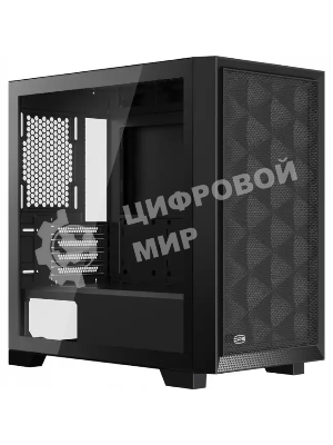 Компьютерный корпус без блока питания PCCooler C3D310 BK ARGB, Mini-Tower, TG, Mesh, 2x120мм ARGB, 2xUSB-A 3.0, mATX, mITX черный