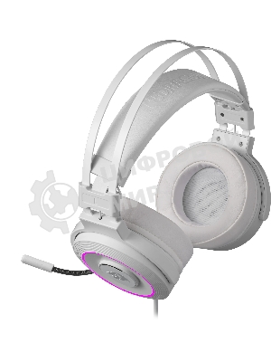Гарнитура Redragon Lamia 2 белый, проводная, USB, подсветка