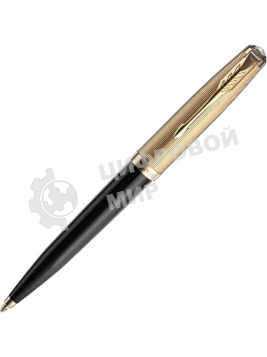 Ручка шариковая Parker 51 Deluxe (CW2123513) Black GT, M, черные чернила, подарочная коробка