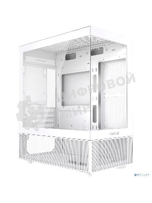 Компьютерный корпус Powercase Vision Micro M2, Tempered Glass, белый, mATX (CVMWM2-L0)