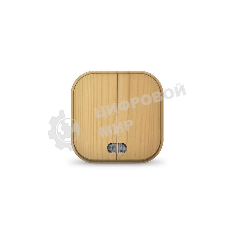 Выключатель 2-кл. 1п ОП 10А IP20 с подсветкой сосна IONICH 1437