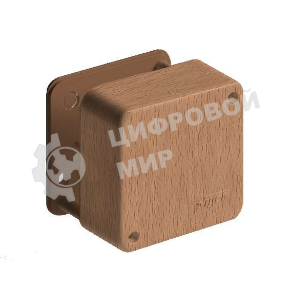 Коробка распределительная ОП 79х79х32 бук (светл. основа) IP40 Рувинил 65004-38М