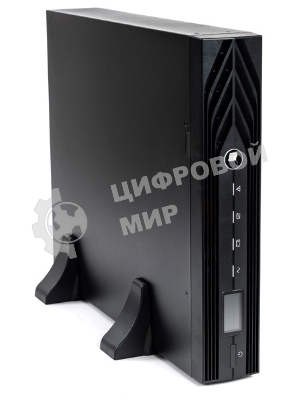 Источник бесперебойного питания SKAT-UPS 1000 RACK + 2x9Ah UPS 900 W, On-Line, sine, built-in rechargeable batteries 2 pcs x 9Ah