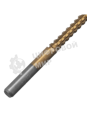 Сверло-фреза Matrix, 6 мм, универсальное, нитридтитановое покрытие, цилиндрический хвостовик