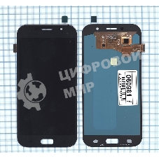 Дисплей для Samsung Galaxy A7 (2017) SM-A720F в сборе с тачскрином (OLED) черный
