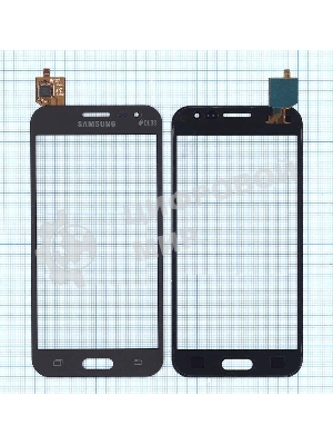 Сенсорное стекло (тачскрин) для Samsung Galaxy J2 SM-J200, черное