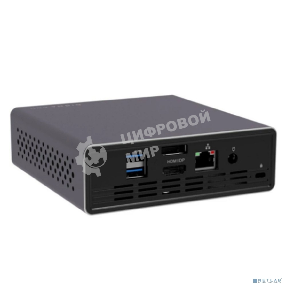 Мини ПК Digma Pro Minimax U1 i5 1240P (1.7) 16Gb SSD512Gb UHDG Windows 11 Professional GbitEth WiFi BT 60W темно-серый/черный (DPP5-ADXW02)