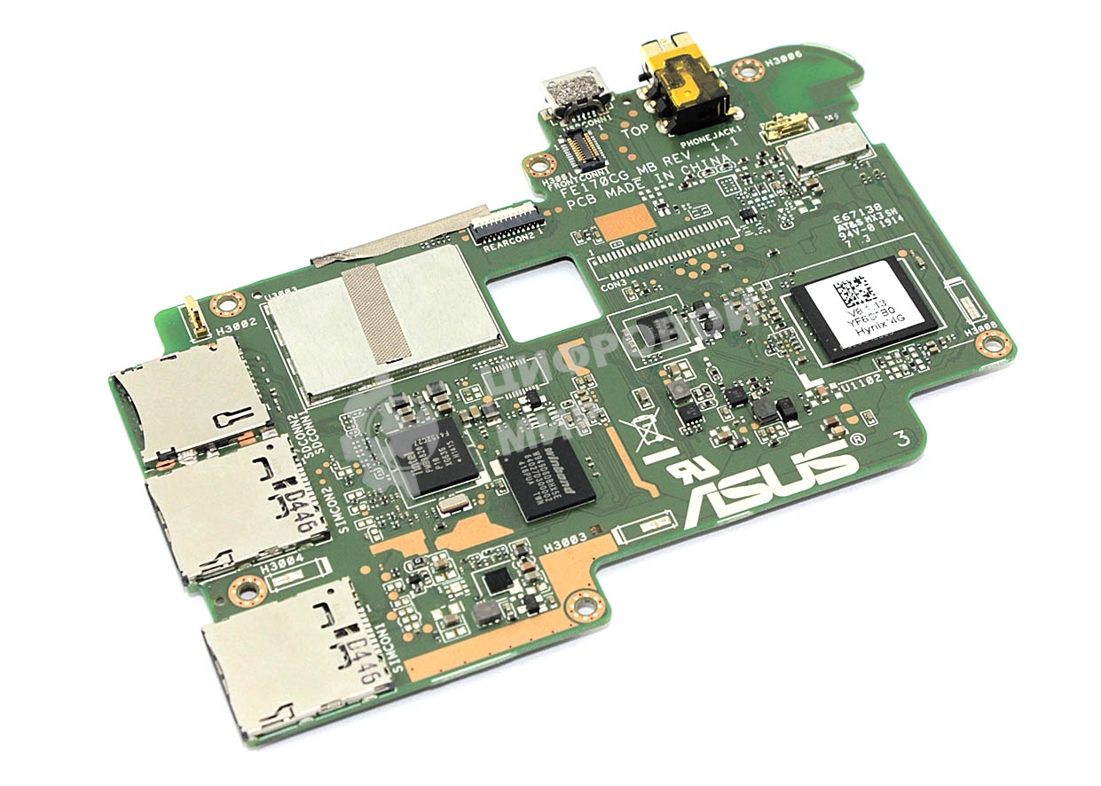 Материнская плата для Asus FE170CG 1x4Gb инженерная (сервисная) прошивка