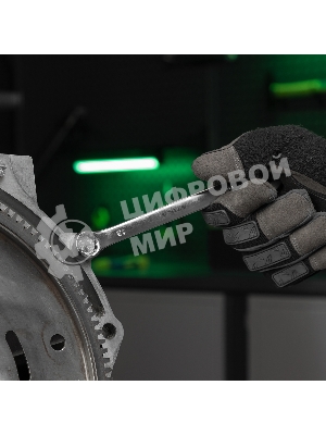 Набор ключей комбинированных Stels 6-17 мм, 6 шт., CrV, матовый хром