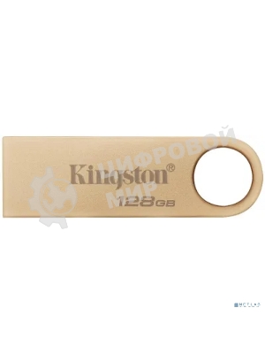 Флешка USB Kingston DataTraveler SE9 G3 (DTSE9G3/128 Gb), 128Gb, USB 3.2 Gen 1, R/W 220/100, золотистый