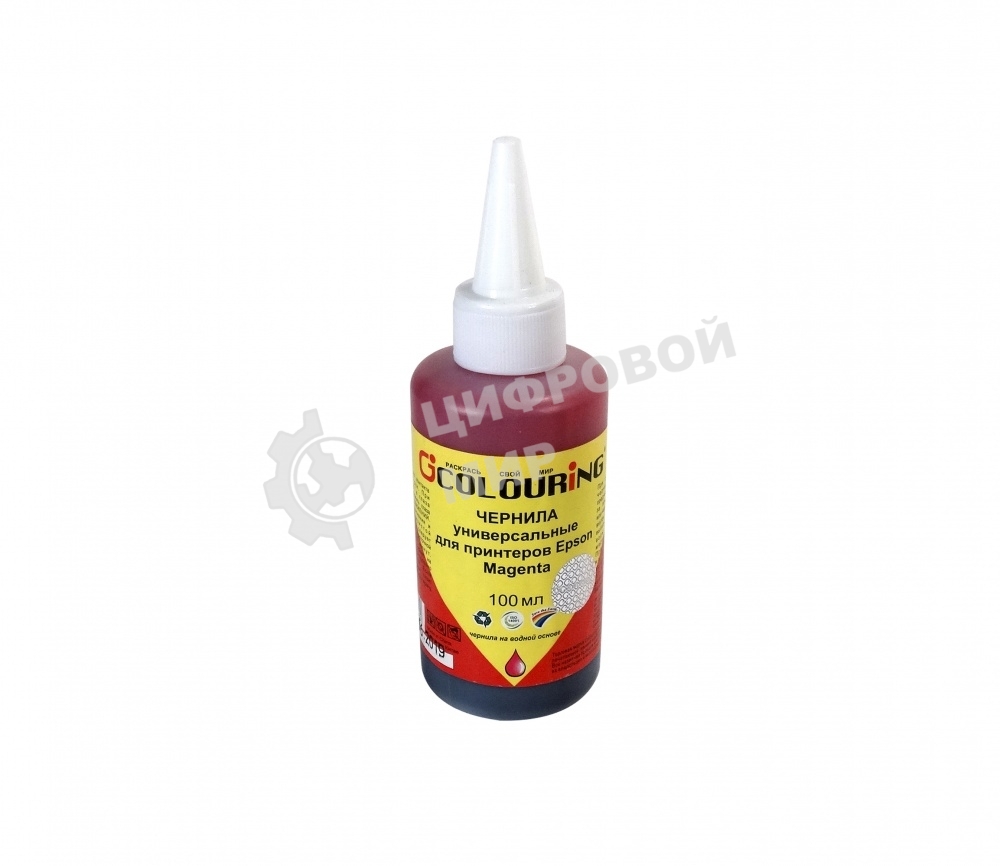 Чернила Colouring для Epson универсальные Magenta 100 мл водн
