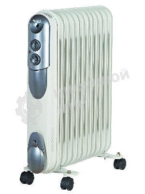 Обогреватель масляный Ресанта ОМПТ-12Н (11 секций) белый, 2500 Вт, 25 м2, термостат 67/3/5