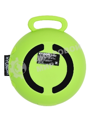 Колонка портативная Hyundai H-PAC130 светло-зеленый 3W 1.0 BT/3.5Jack/USB 10м 300mAh