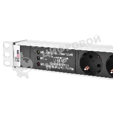 Аксессуар ЦМО Вертикальный блок розеток Rem-16 с фил. и инд., 20 Shuko, 16A, алюм., 33-38U, шнур 3 м. (R-16-20S-FI-1420-3)