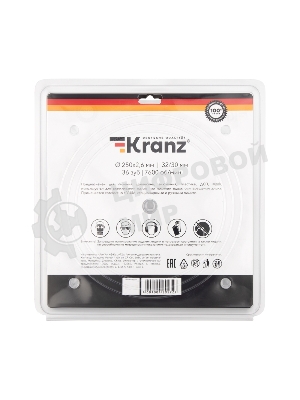 Диск пильный Kranz 250 мм х 36 зуб х 32/30 мм