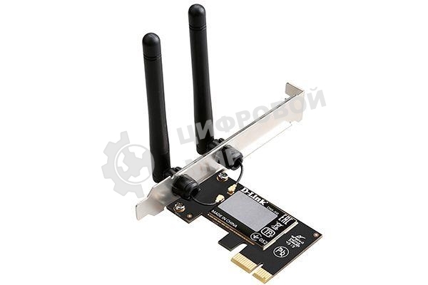 Сетевой адаптер Wi-Fi D-Link DWA-548 DWA-548/10/C1A N300 PCI Express (ант.внеш.несъем.) 2ант.