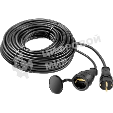 Удлинитель-шнур RC 315, 30 м, 3700 Вт, 1 гнездо, IP44, КГ 3х1,5 мм2, STAYER