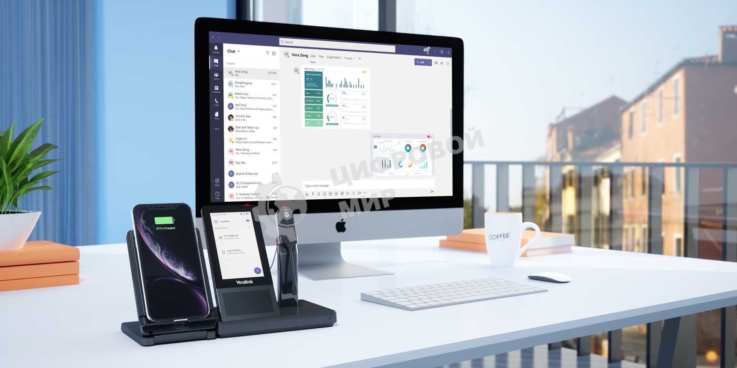 Гарнитура беспроводная Yealink WH67 UC