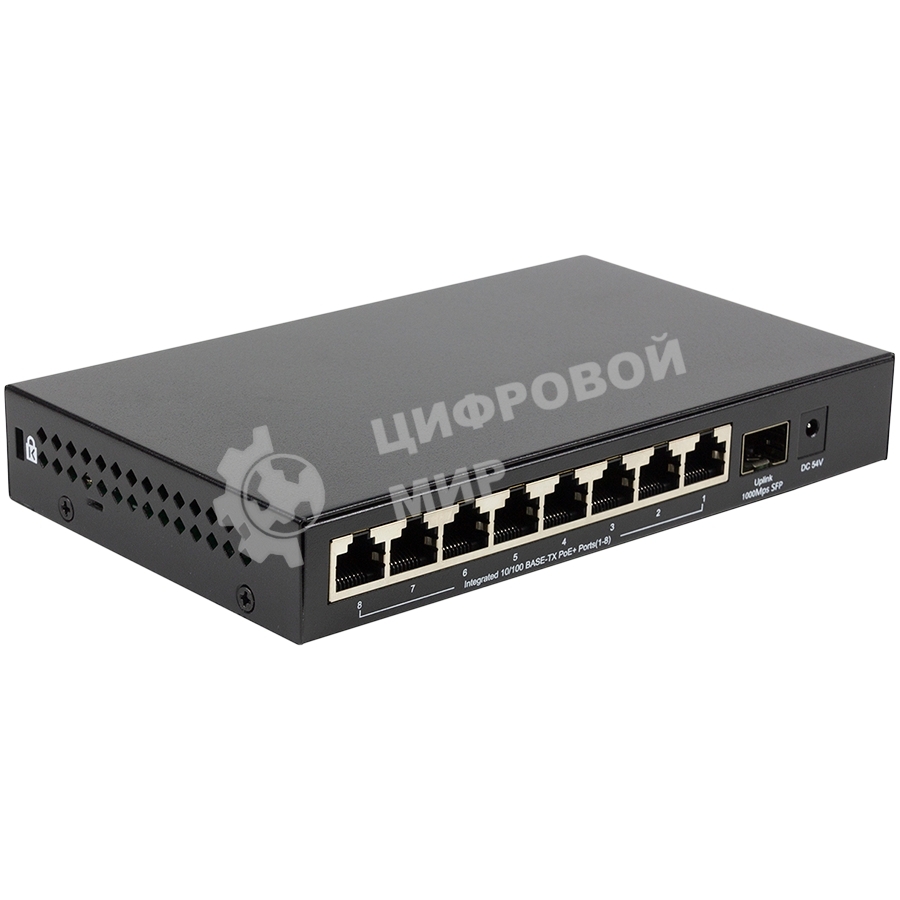 Коммутатор неуправляемый 9-портовый PoE ORIGO OS1209P/A1A 10/100 Мбит/с