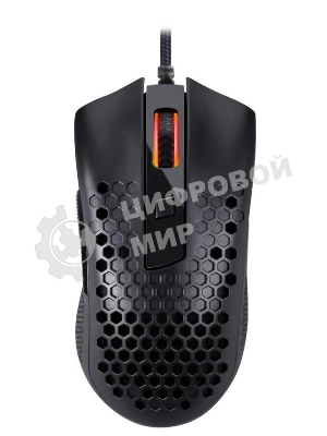 Мышь проводная REDRAGON Storm Basic чёрный, 12400 dpi, USB, кнопки - 5