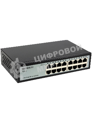 Коммутатор неуправляемый ORIGO OS1216/A1A 16x100Base-TX, корпус металл