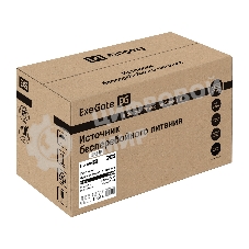 Источник бесперебойного питания ExeGate Power NB-2200.LED.AVR.4SH (2200VA/1300W, LED, AVR, 4*Schuko, батарея 12V 9Ah - 2 шт., металлический корпус, Black)