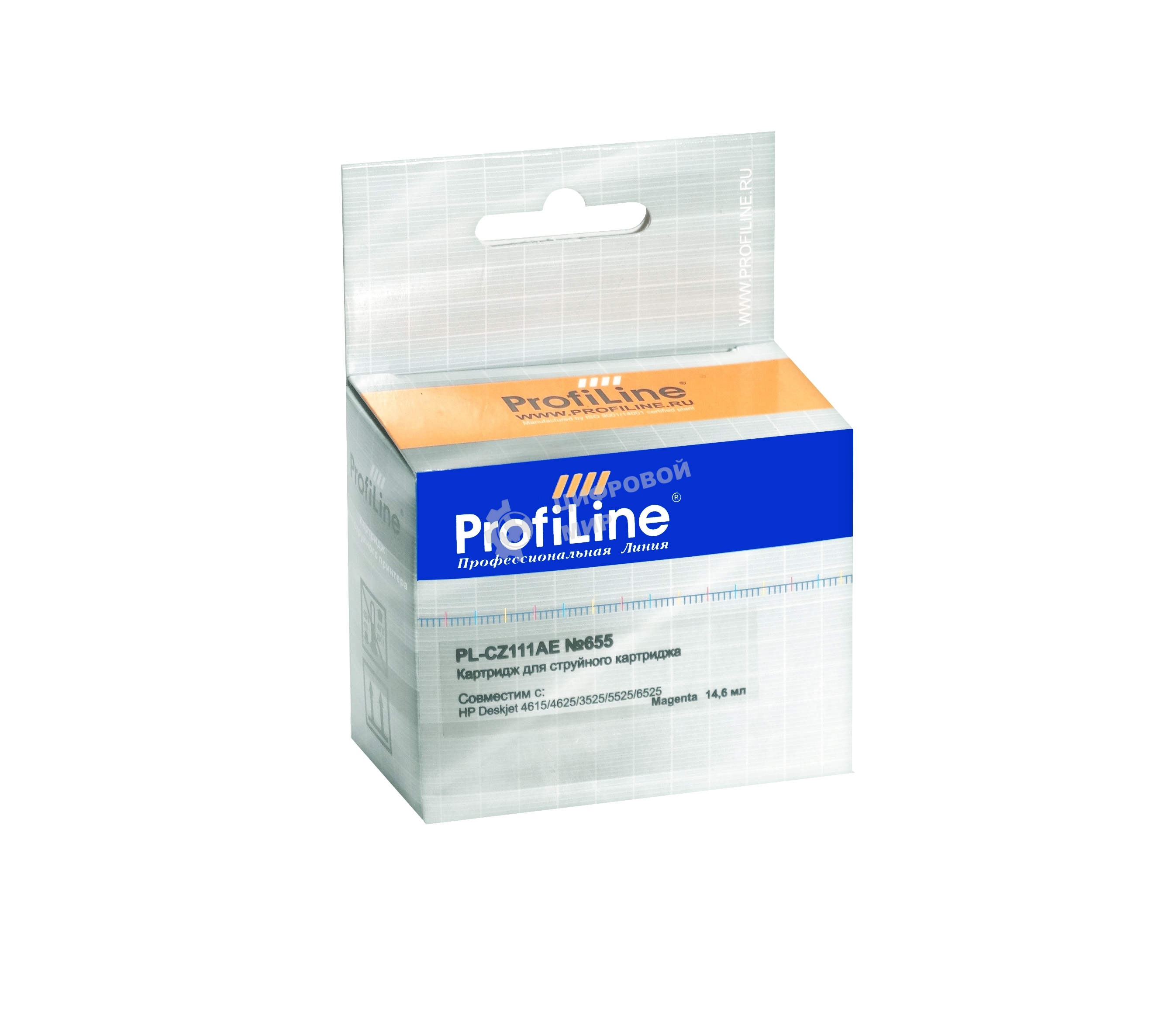 Картридж ProfiLine PL- CZ111AE №655 для принтеров HP Deskjet 4615/4625/3525/5525/6525 AiO Magenta водн