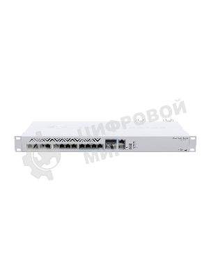 Маршрутизатор MikroTik CRS312-4C+8XG-RM Cloud Router Switch 8х 1G/2.5G/5G/10G RJ45, 4х 10G RJ45/SFP+ with RouterOS L5, 1U rackmount enclosure