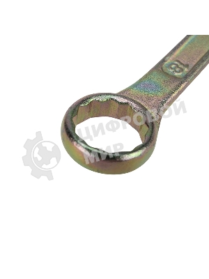 Ключ комбинированный Rexant 18 мм, желтый цинк