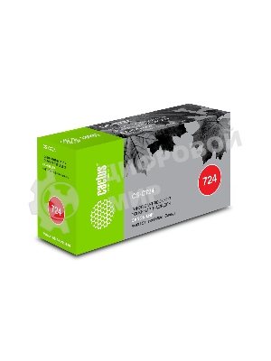 Картридж лазерный Cactus CS-C724 черный (6000 стр.) для Canon LBP 6480/6750/6480x/6750dn