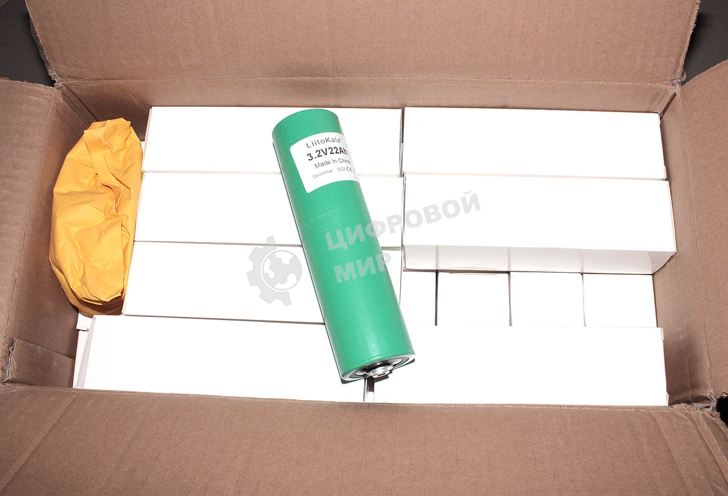 Аккумулятор LiitoKala LiFePO4 3.2V22Ah, 22000mAh, упаковка 40 штук типа 46160