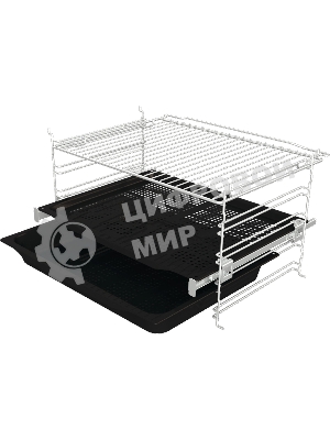 Встраиваемый духовой шкафКоллекция: Ora-Ito, Тип: независимый, Габаритные размеры (ВxШxГ), см: 59.5 х 59.5 х 56.4, : черный, Количество режимов: 11, Тип очистки: паром AquaClean, Телескопические направляющие: на 1 уровне