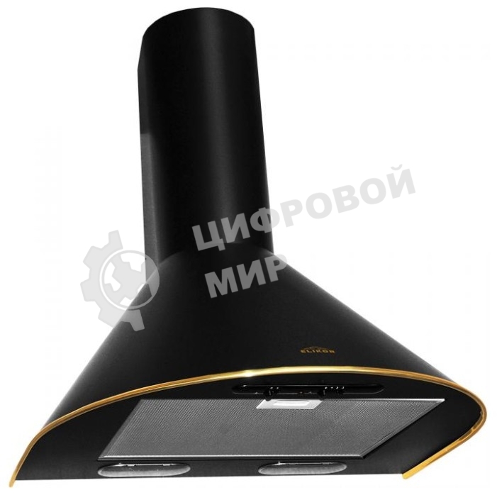 Вытяжка каминная Elikor Эпсилон 60П-430-П3Л черный/золотистый, 60 см, 430 куб. м/ч, 54 дБ