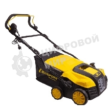 Скарификатор электрический CHAMPION ESC1840 Мощность двигателя 1800 Вт, Напряжение сети 230,50 В, Гц, Вес c травосборником 12 кг, Ширина обработки 400 мм, Высота аэрации от -13 до -1 мм, Высота скарификации от -9 до 3 мм, Тип/объем травосборника ткань/55 л, Регулировка высоты обработки/количество положений 4, Уровень мощности звука 104 дБ, Уровень звукового давления скарификатор/аэра 85,56 (K=3 дБа) дБ, Уровень вибрации на рукоятке 5,5 (K=1,5 м/с) м/с2.