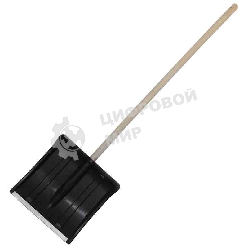 Лопата снеговая Дворик, пластиковая, размер рабочей поверхности 320х358 мм