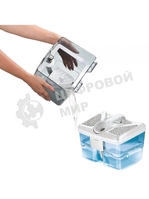 Пылесос Thomas DryBOX+AquaBOX Parkett белый/синий, 325/1700Вт, уборка сухая, пылесборник контейнер 2.6 л