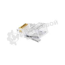 Коннектор RJ-45 ExeGate EX283691RUS Кат.6 (8P8C) под одножильный кабель (100 шт)