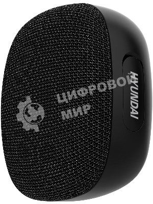 Колонка портативная Hyundai H-PS1010 черный 5W 1.0 BT 10м 1200mAh