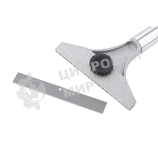 Скребок Matrix, 100 мм, фиксированное лезвие удл. металлическая обрезиненная ручка MASTER