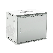 Шкаф коммутационный Rexant настенный 18U 600x600 мм пер. дв. металл серый