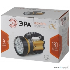 Фонарь-прожектор ЭРА PA-603 АЛЬФА 36LED аккум. прожектор литий 3А.ч ЗУ 220В+12В (инд.упак.)