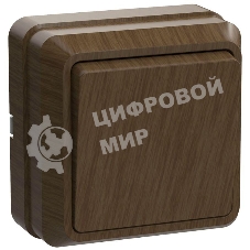 Выключатель 1-кл. ОП ОКТАВА 10А IP20 дуб IEK EVO10-K04-10-DC