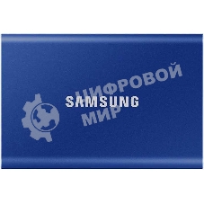 Внешний SSD Samsung T7, 2TB, USB 3.2 Gen 2 Type-C, R/W 1050/1000, синий