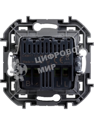 Светорегулятор поворотный Legrand без нейтрали, 300 Вт, белый