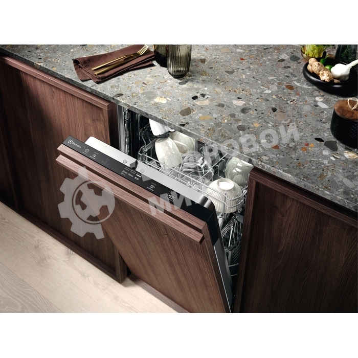 Встраиваемая посудомоечная машина Electrolux EEA22100L, черный, 44.6 см, 9 компл., 47 дБ, класс A+++