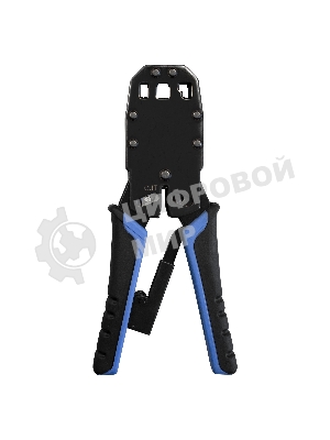 Инструмент ExeGate EX293155RUS EX-T2008R для обжима RJ-45, RJ-11/12 с храповым механизмом (прямой ход обжимки)