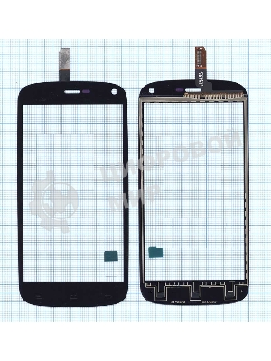 Сенсорное стекло (тачскрин) для Fly IQ4410 Quad Phoenix, черное