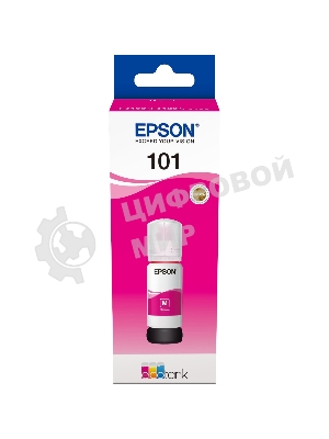 Чернила Epson L101 C13T03V34A пурпурный (70 мл) для Epson L4150/L4160/L6160/L6170/L6190