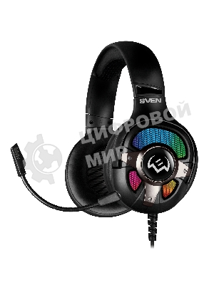 Наушники с микрофоном SVEN AP-U1100MV черный 2.2м мониторные оголовье